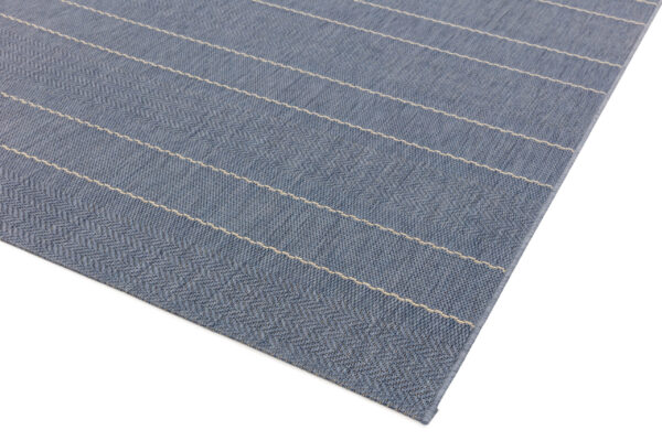 Patio Blue Stripe rug