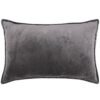 silver velvet cushion
